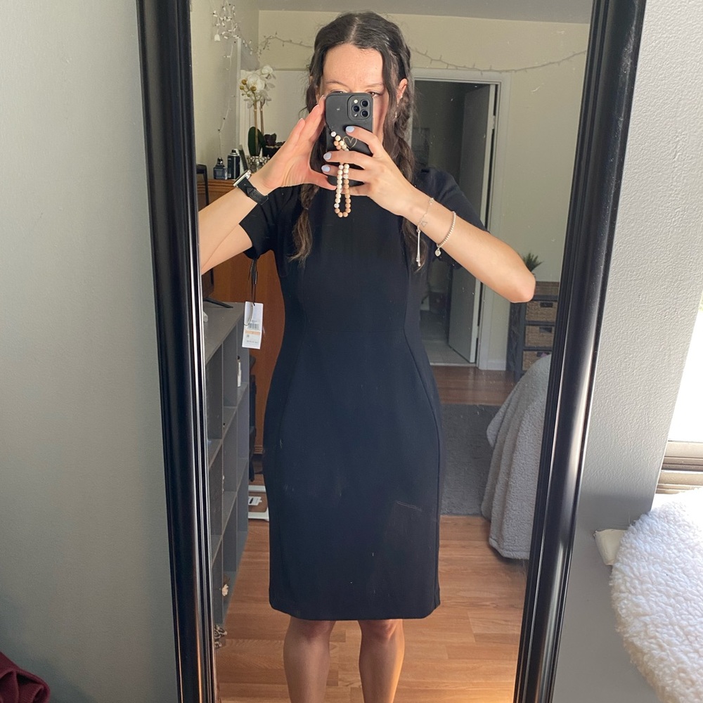 Calvin Klein LBD Career Black Dress NWT ✨